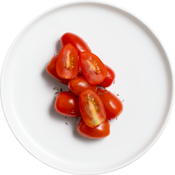 Baked cherry tomato